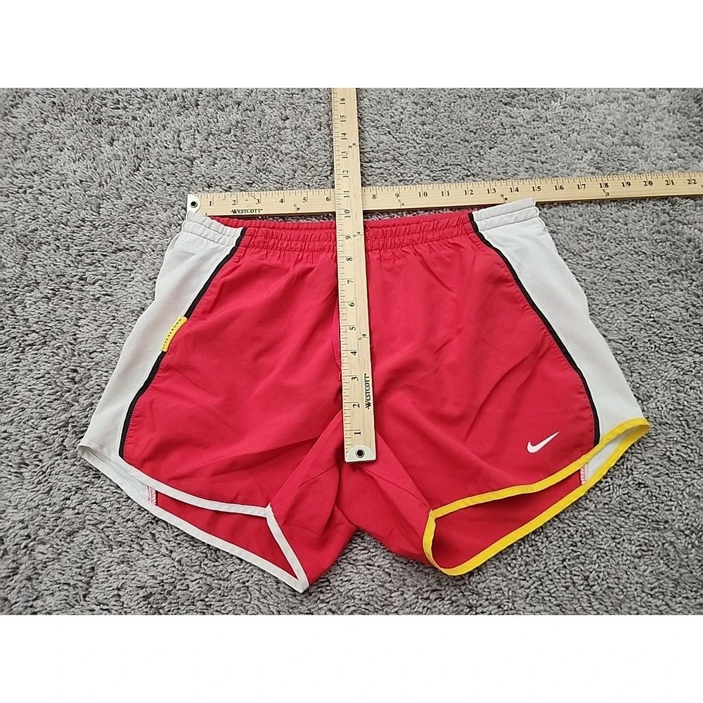 Nike Dri-FIT Livestrong Running Shorts Womens S Red White Athletic Gym